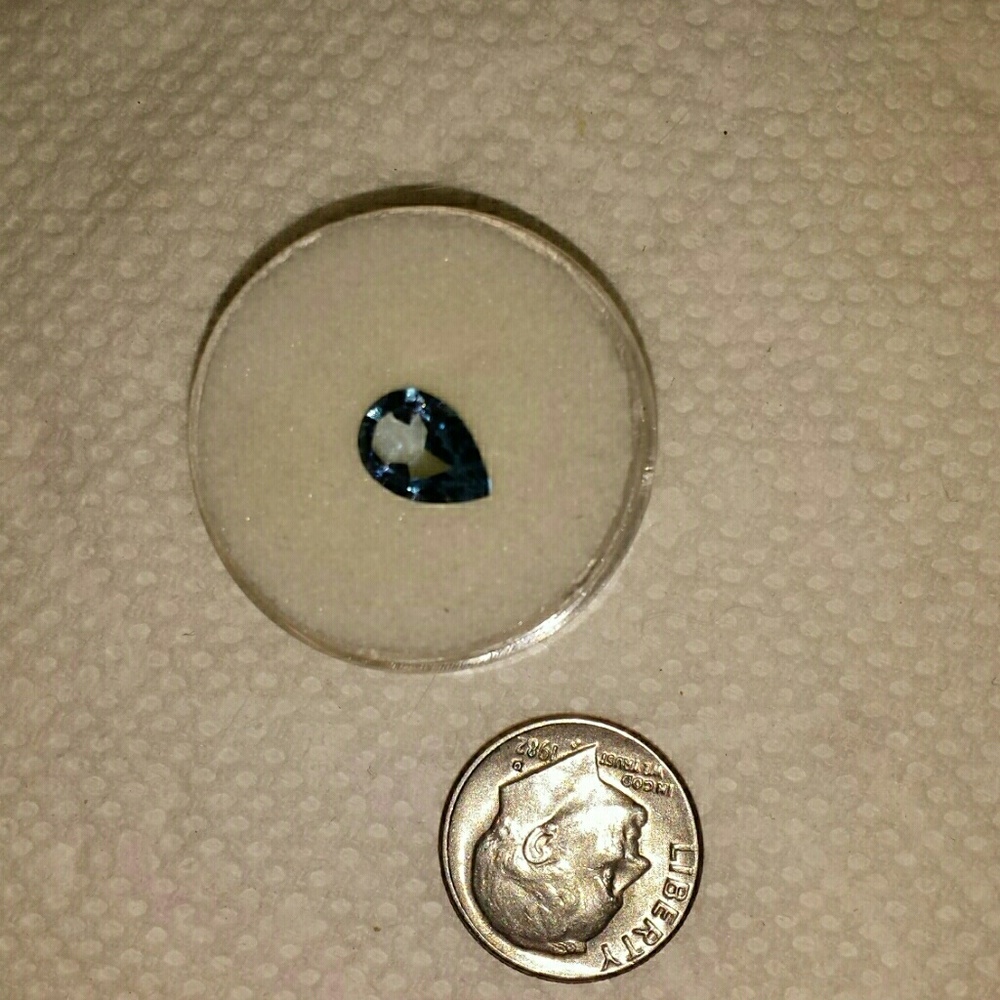 London blue topaz gemstone